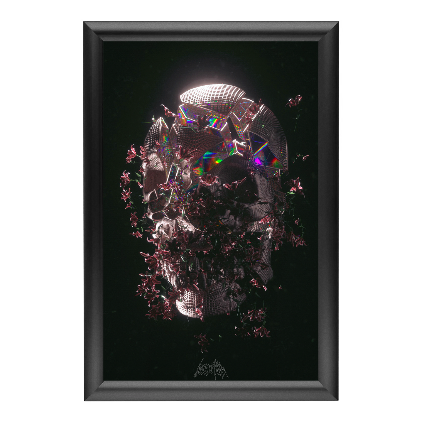 "DEATH FLOWERS" POSTER PRINT