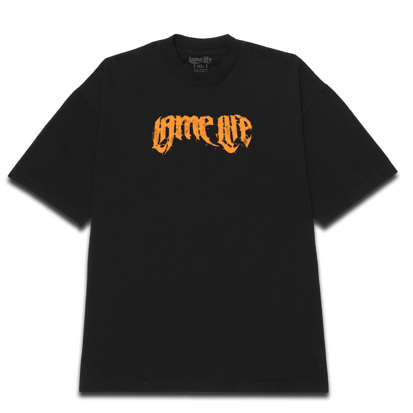 "GHOST LOGO" T-SHIRT (ORANGE)