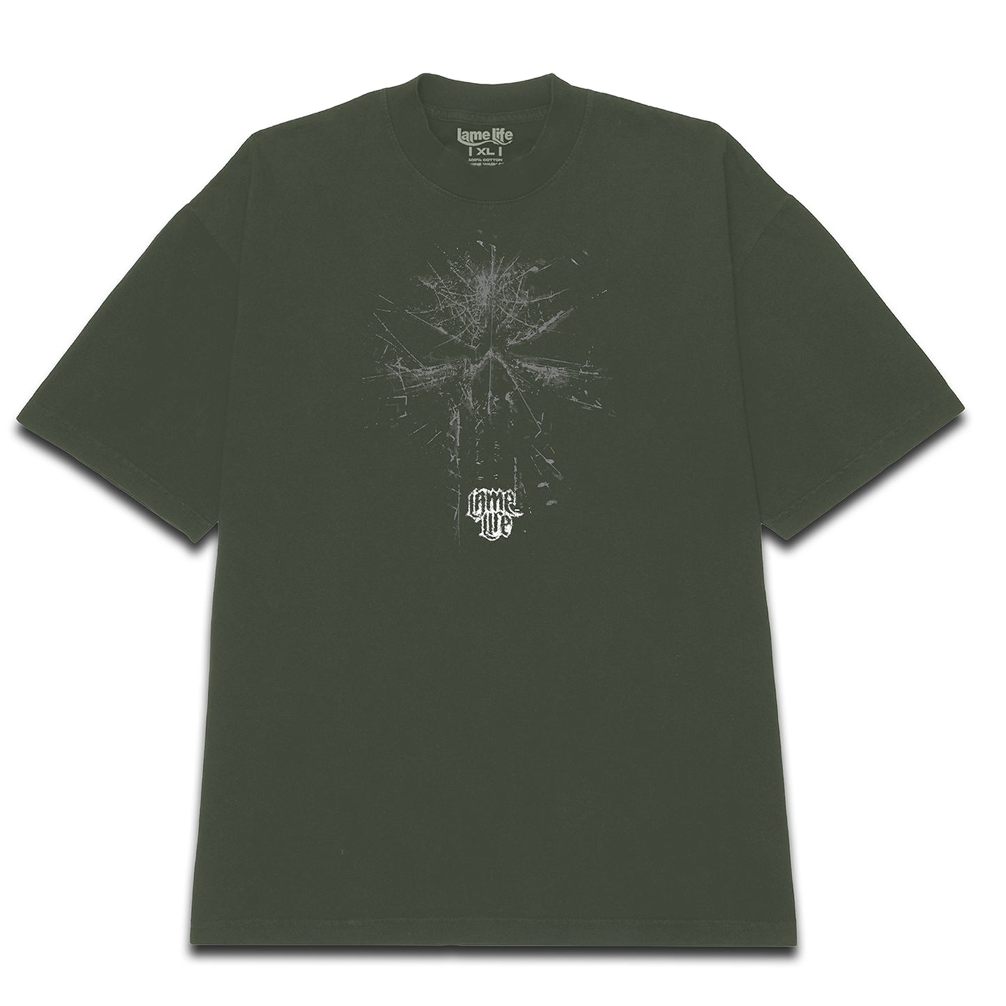 "PUNISH" T-SHIRT (HUNTER GREEN)