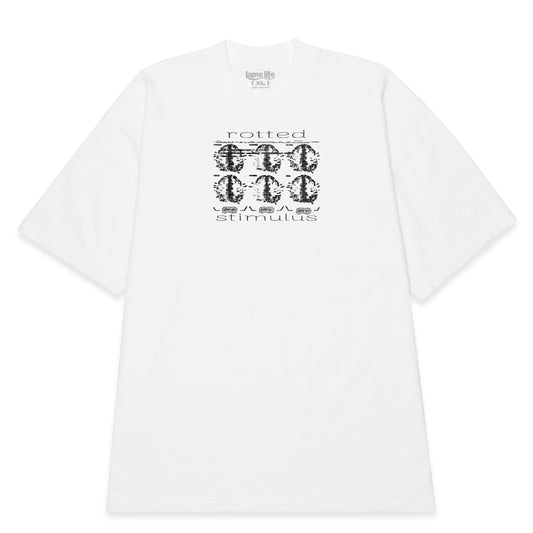 "ROTTED STIMULUS" T-SHIRT (WHITE)