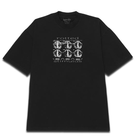"ROTTED STIMULUS" T-SHIRT (BLACK)